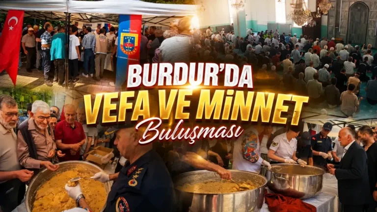 Burdur’da Jandarma Teşkilatı’nın 187. Yılında Vefa ve Minnet Buluşması