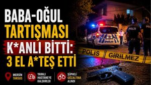 Baba-Oğul Tartışması Kanlı Bitti: 3 el ateş etti