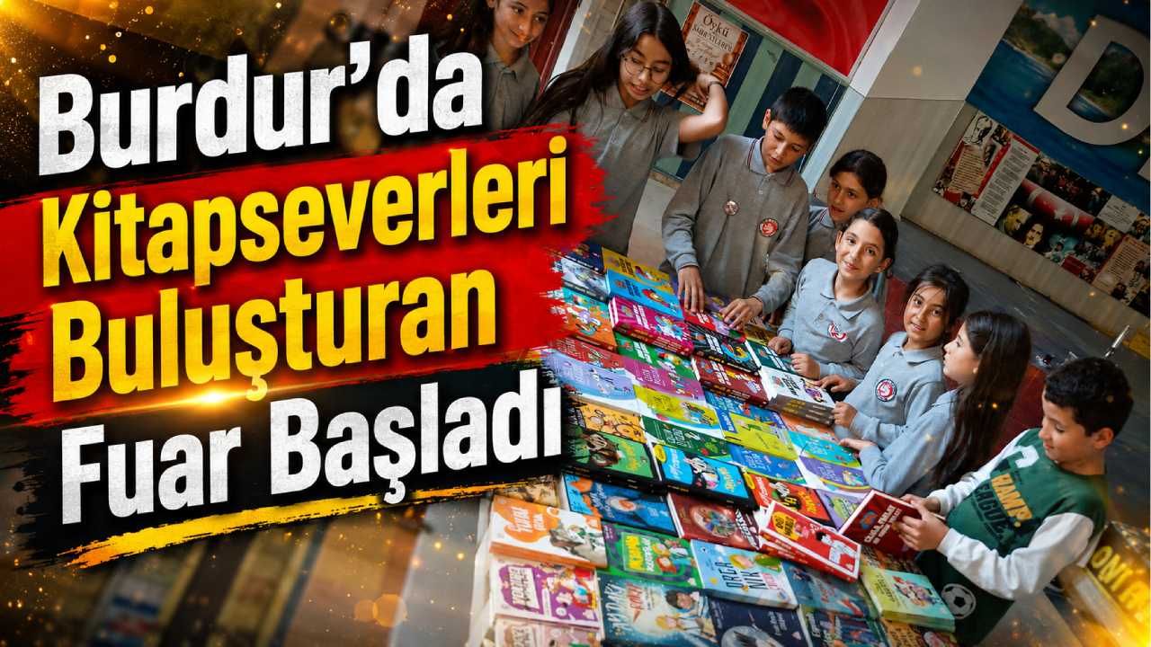 Burdur’da Kitapseverleri Buluşturan Fuar Başladı